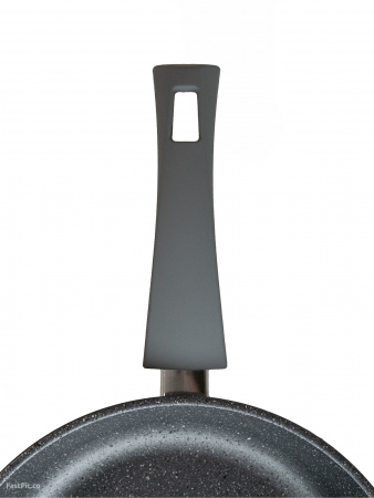 Сковорода литая "Умелица Каменная" D26см, с антипригарным покрытием, с толстым дном