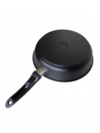 Сковорода литая "Creta" черная, D22см, с керамическим покрытием, с толстым дном