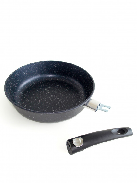 Сковорода VARI "PIETRA"26см, со съемной ручкой
