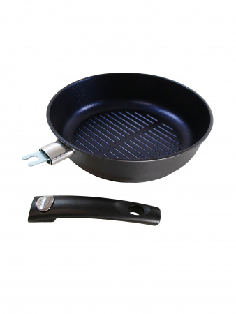 Сковорода-гриль TITANO D26см, со съемной ручкой