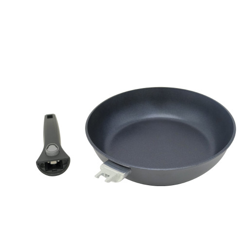 Сковорода литая VARI ЗВЕЗДА, индукция, черная с блеском, 26 см, с крышкой